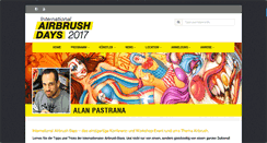 Desktop Screenshot of airbrush-days.com